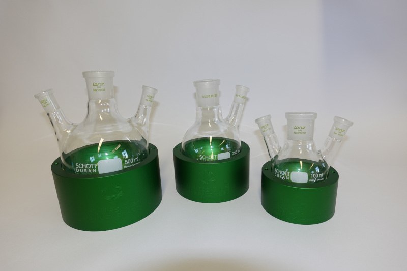 bulb heating crucibles